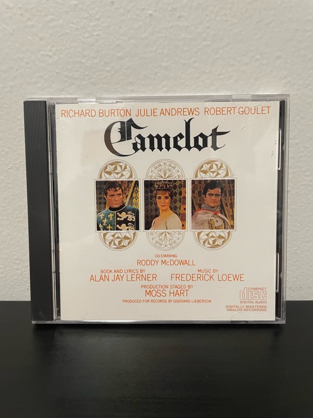 Camelot CD Original Cast Recording Broadway Musical Richard Burton Columbia CBS